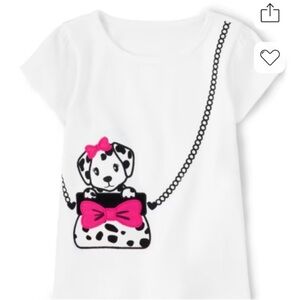 💕GYMBOREE Embroidered Puppy Purse Top. Size 10💕
